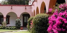 I giardini dell'Istituto italiano di Cultura di Citt del Messico.