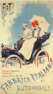 Torino, 1899. Una delle prime pubblicit della Fiat.