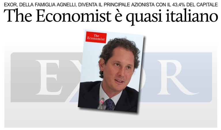  The Economist, Exor della famiglia Agnelli principale azionista.