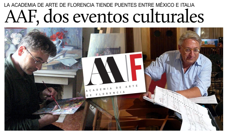 La Academia de Arte de Florencia presenta hoy dos importantes eventos culturales en el Valle de Mxico.