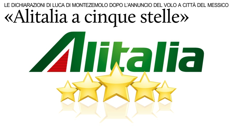 Montezemolo: L'obiettivo dell'Alitalia  diventare una linea aerea a 5 stelle.