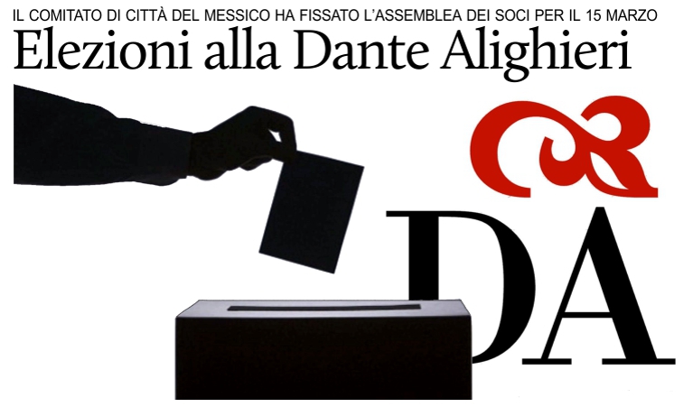 Citt del Messico: il 15 marzo elezioni alla Dante Alighieri.