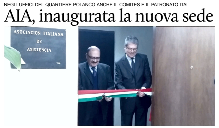Inaugurata la nuova sede dell'Associazione Italiana di Assistenza a Citt del Messico.