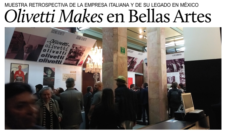 Olivetti Makes, el legado de una era en Bellas Artes.