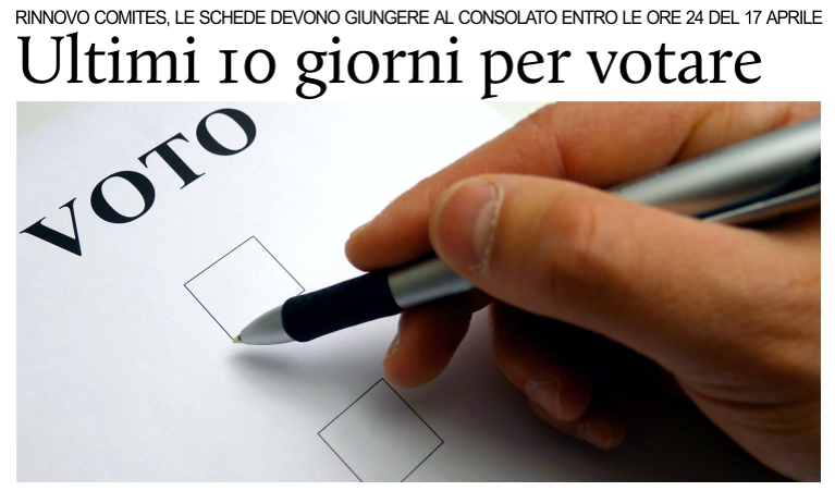 Rinnovo del Comites in Messico: ultimi 10 giorni per votare.