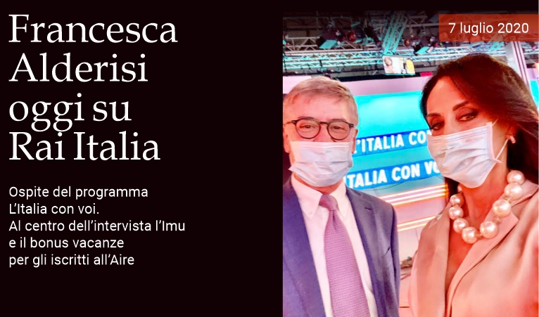 Francesca Alderisi oggi su Rai Italia