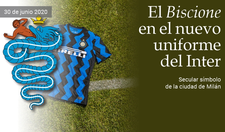 El Biscione en el nuevo uniforme del Inter