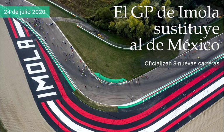 El Gran Premio de Imola sustituye al de Mxico