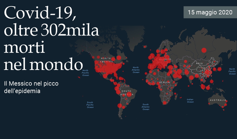 Covid-19, oltre 302mila morti nel mondo