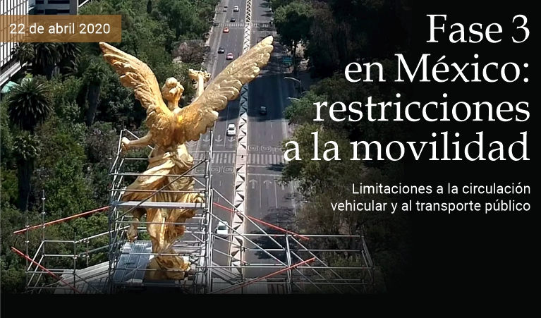 Fase 3 en México, restricciones a la movilidad