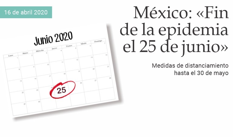 M�xico: �Fin de la epidemia el 25 de junio�