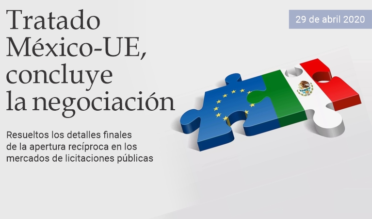 Tratado Mxico-UE, concluyen las negociaciones