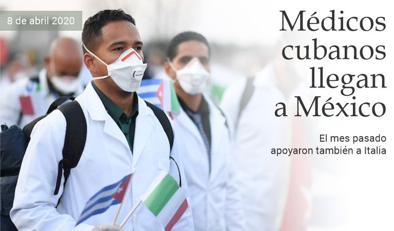 M�dicos cubanos llegan a M�xico