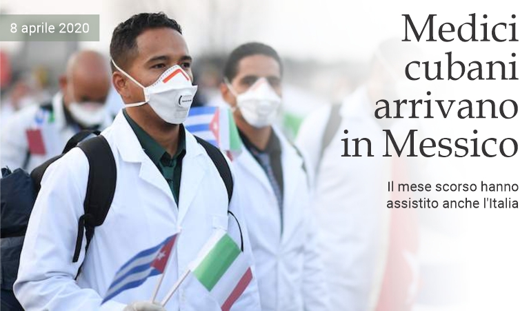 Medici cubani arrivano in Messico
