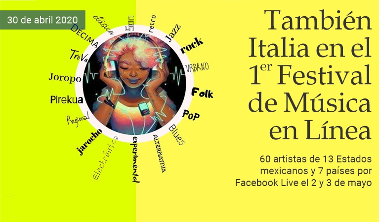 Italia en el 1er Festival de Msica en Lnea