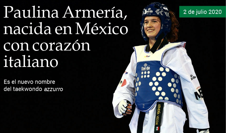 Paulina Armera, nacida en Mxico con corazn italiano