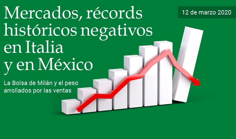 Mercados, rcords negativos en Italia y Mxico