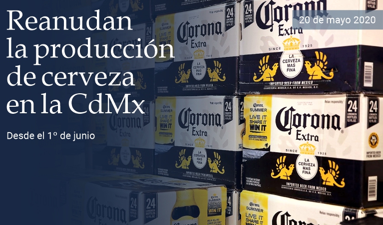 Reanudan la produccin de cerveza en la Ciudad de Mxico
