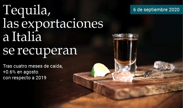 Tequila, las exportaciones a Italia se recuperan