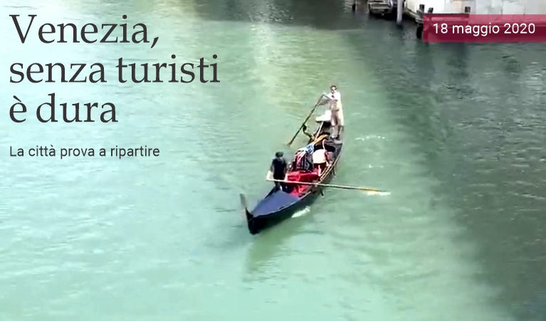 Venezia, senza turisti è dura